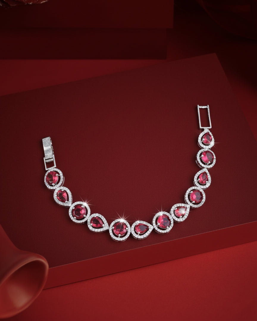 Ruby Astrella AD Tennis Bracelet - Openable