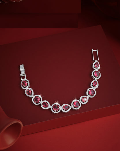 Ruby Astrella AD Tennis Bracelet - Openable