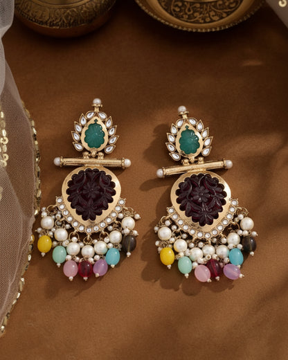 Ruby Multi Sohum Chandbali