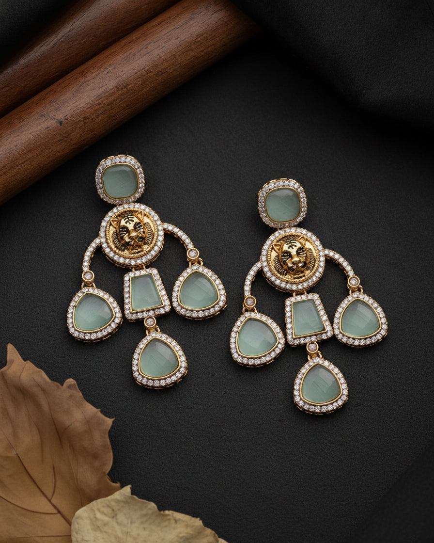 Mint Sabya Designer Earring