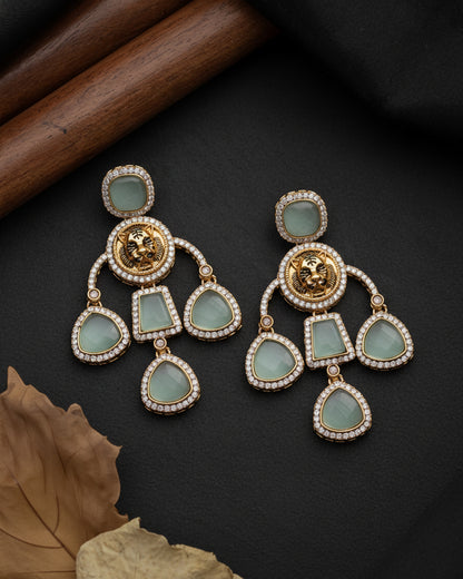 Mint Sabya Designer Earring