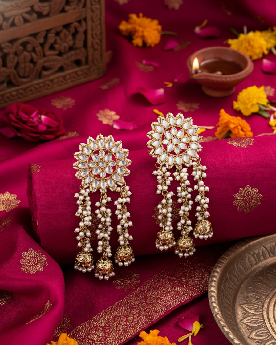 Ishla Designer Jhumki Chandbali