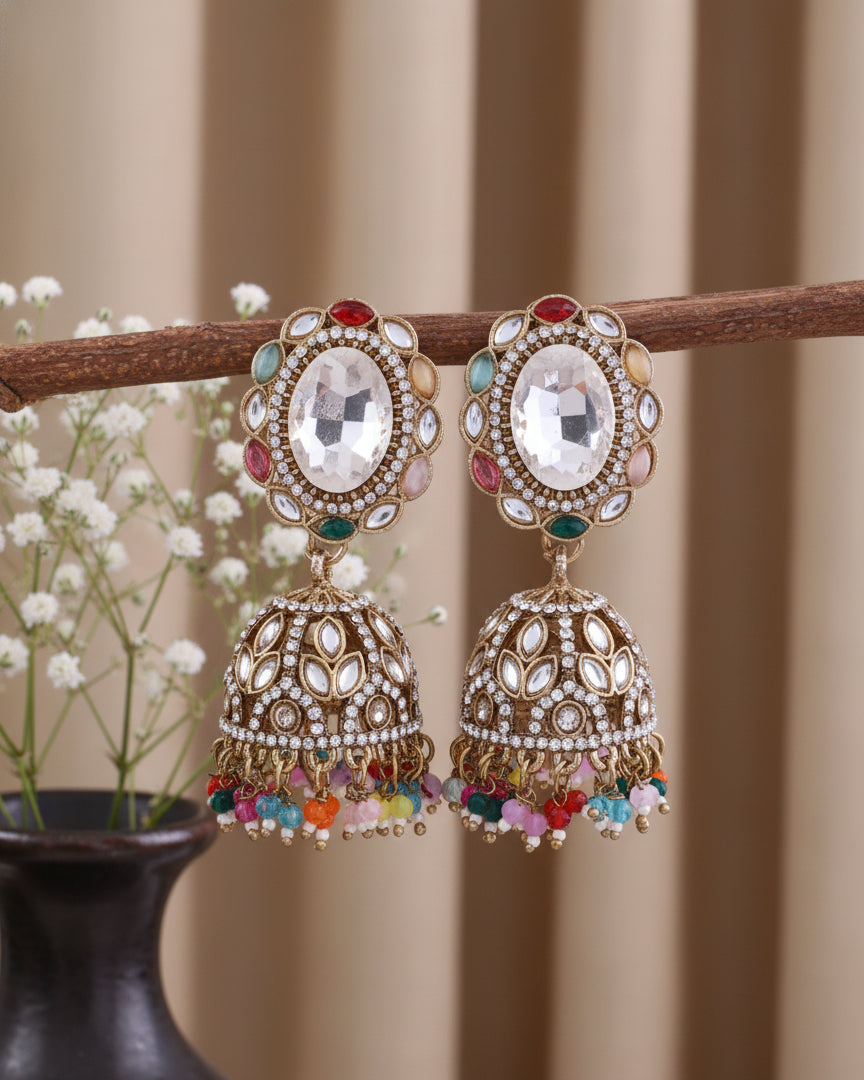 Multi Seher Premium Jhumki Earring