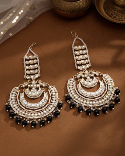 Black Rashmi Chandbali