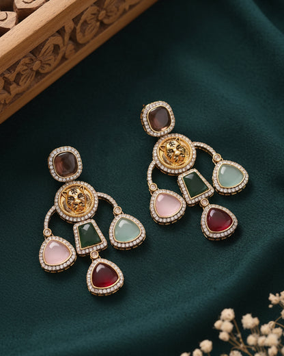 Anaya Multi Sabya Designer Earring