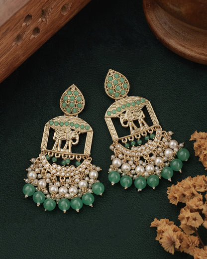 Mint Green Gomti Chandbali