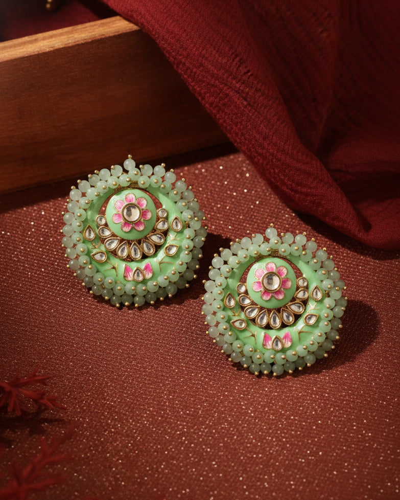 Mint Green Ashu Meena Stud