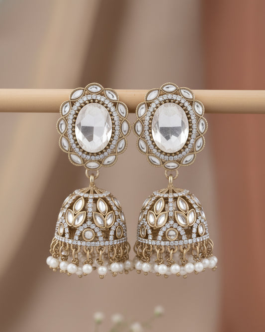 Pearl Seher Premium Jhumki Earring
