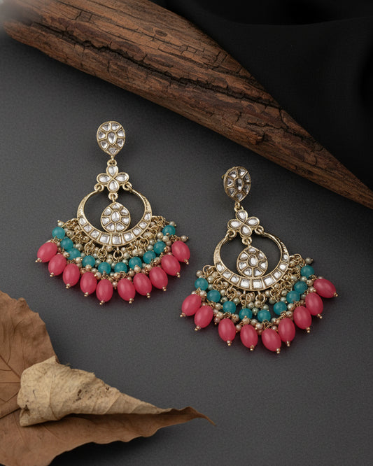 Blush Mohini Chandbali