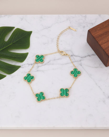 Green Yuna Anti Tarnish Bracelet
