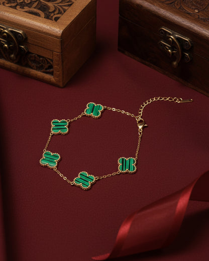 Green Yuna Anti Tarnish Bracelet
