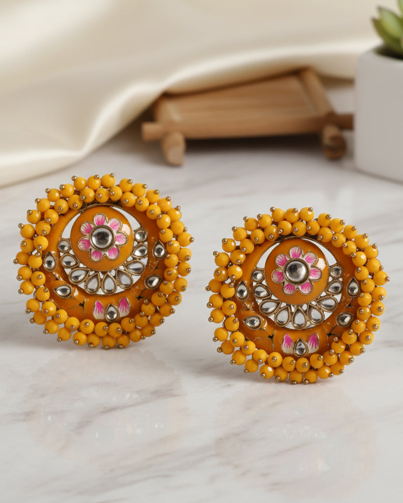 Yellow Ashu Meena Stud