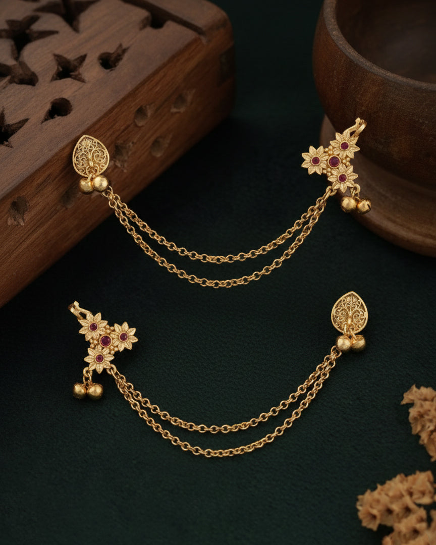 Shivika Designer Cuff Earring Brass Lookalike