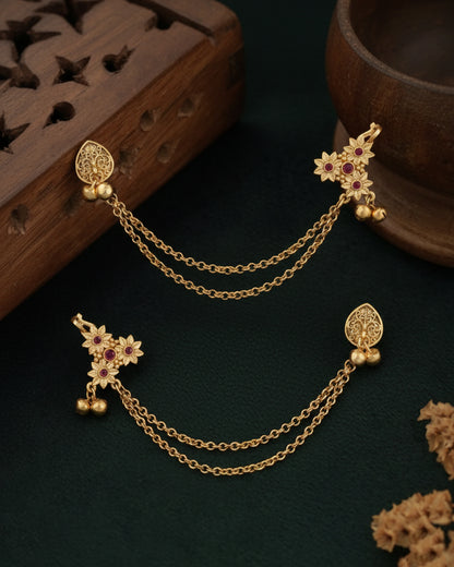 Shivika Designer Cuff Earring Brass Lookalike