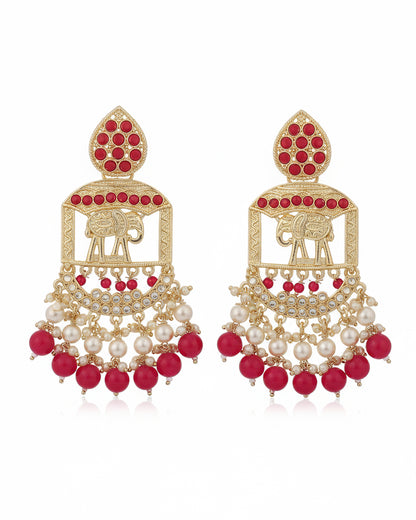 Pink Gomti Chandbali