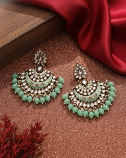 Mint Green Maisha Chandbali