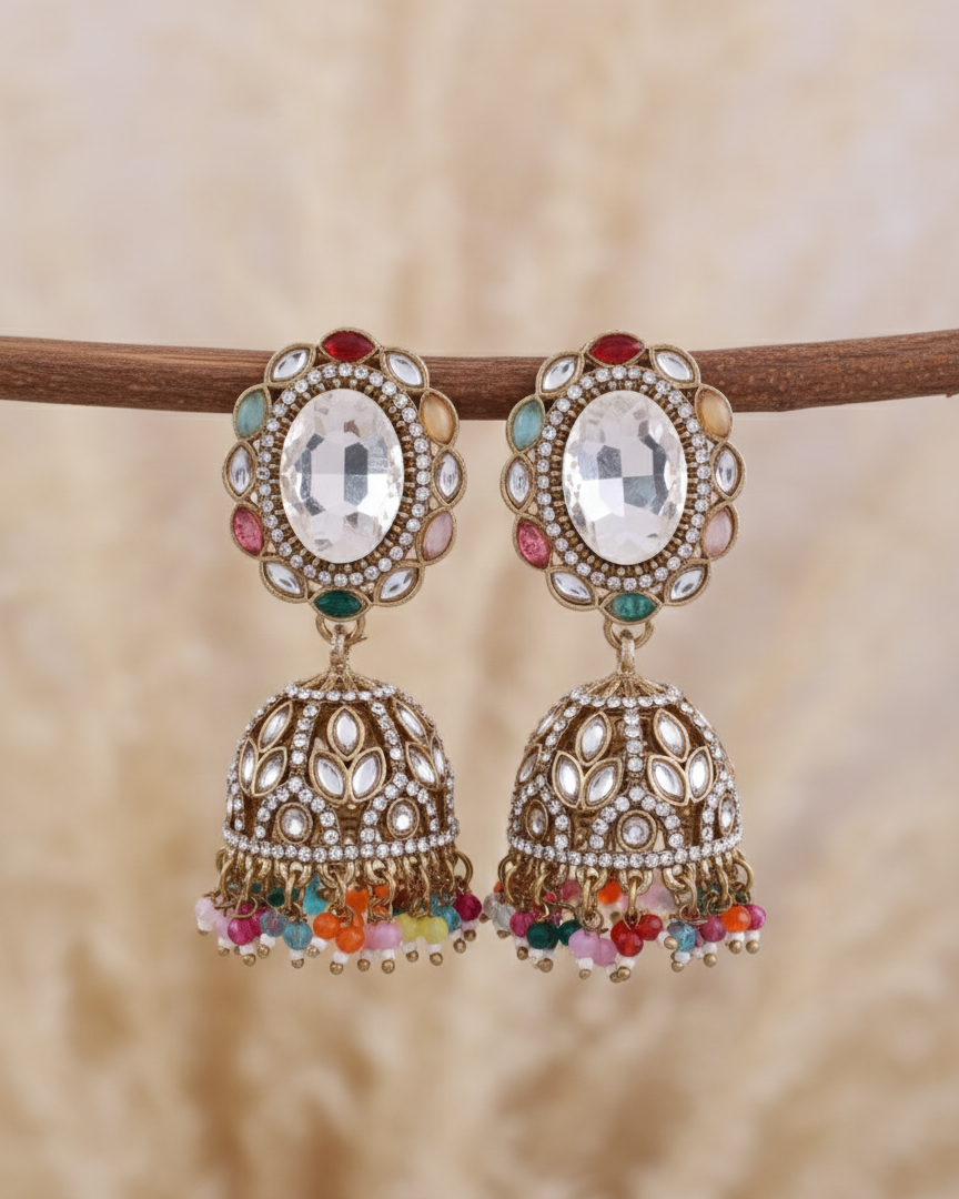 Multi Seher Premium Jhumki Earring