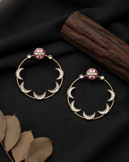 Dark Pink Guri Earring