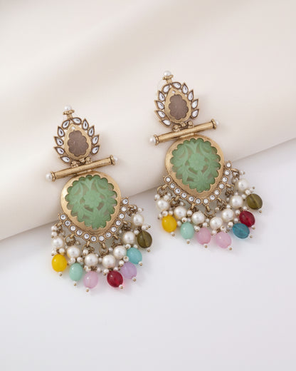 Mint Multi Sohum Chandbali