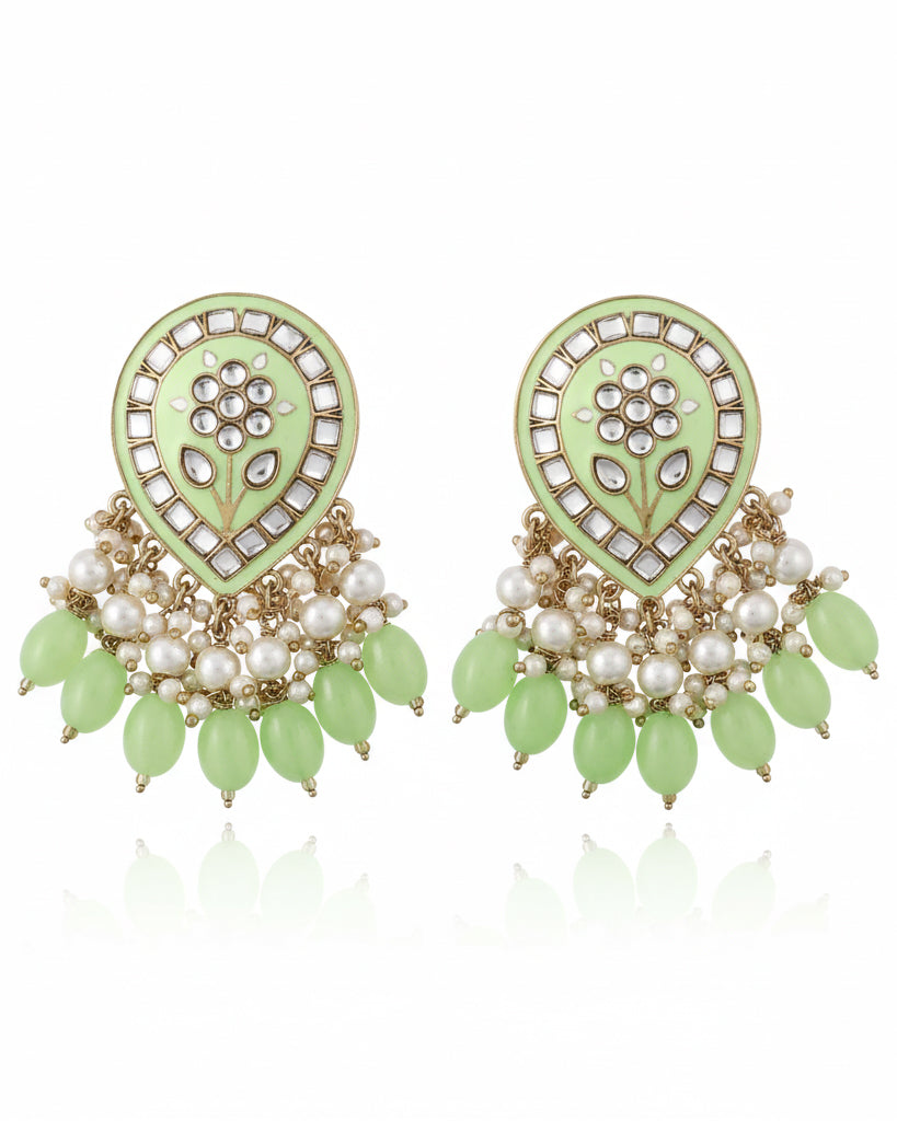 Mint Green Maitreyi Earring