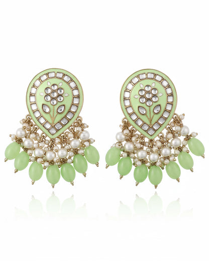 Mint Green Maitreyi Earring