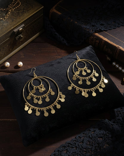 Pranav Oxidised Jhumka Earrings