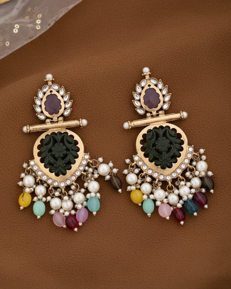 Mehendi Multi Sohum Chandbali