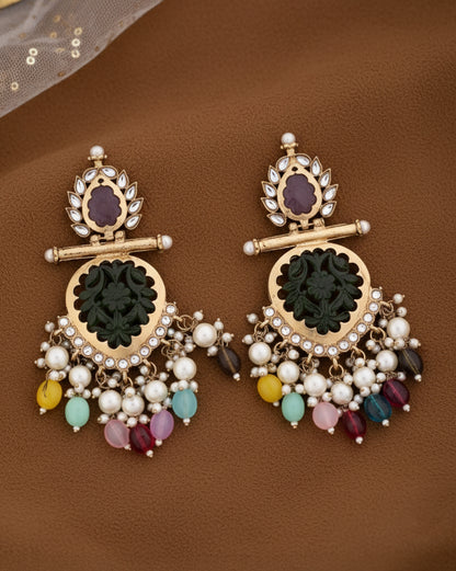 Mehendi Multi Sohum Chandbali