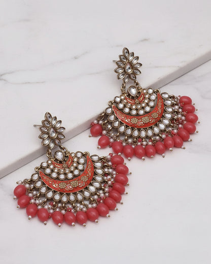 Coral Maisha Chandbali