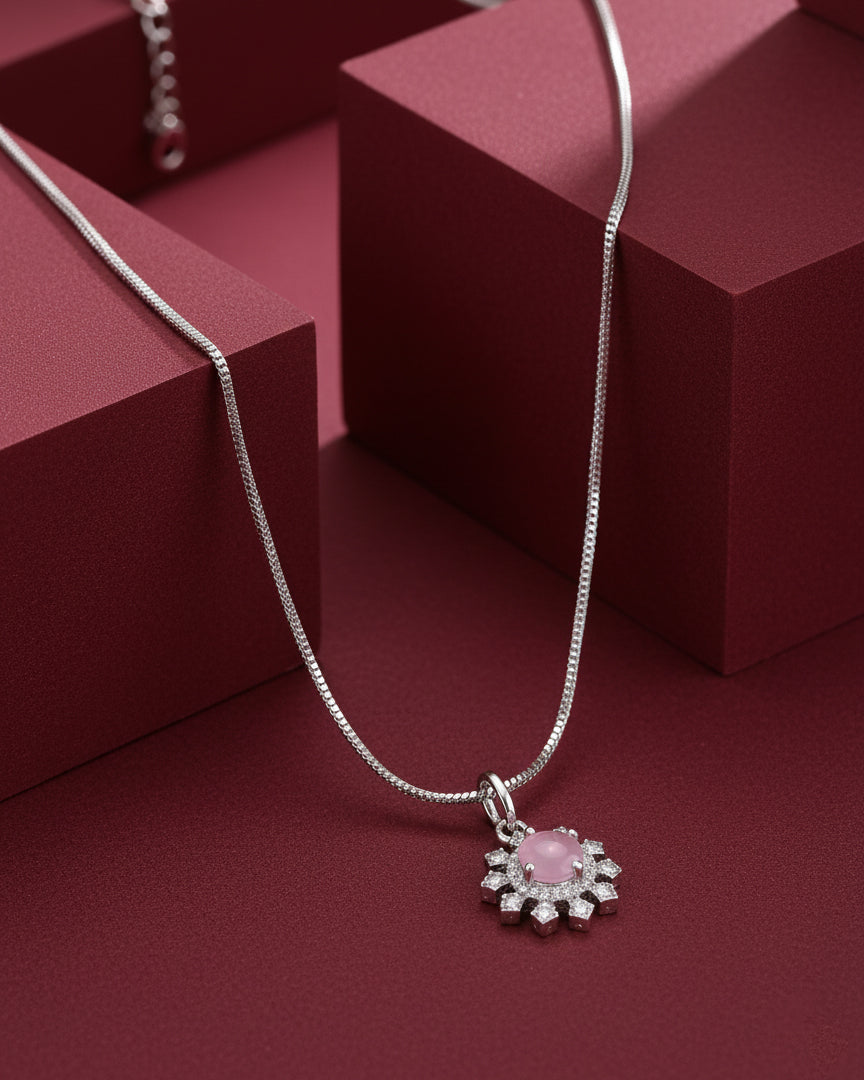 Blush Zeliana AD Pendant Necklace
