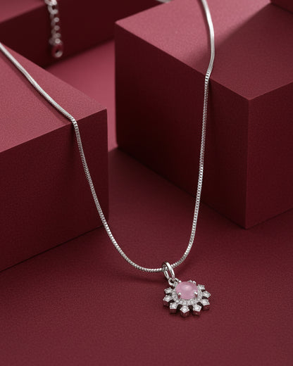 Blush Zeliana AD Pendant Necklace
