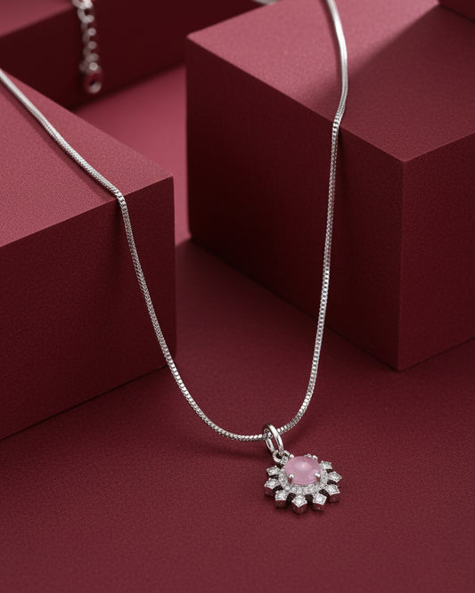 Blush Zeliana AD Pendant Necklace