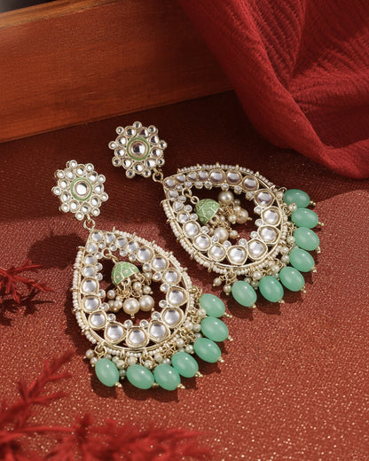 Mint Green Jiyana Chandbali