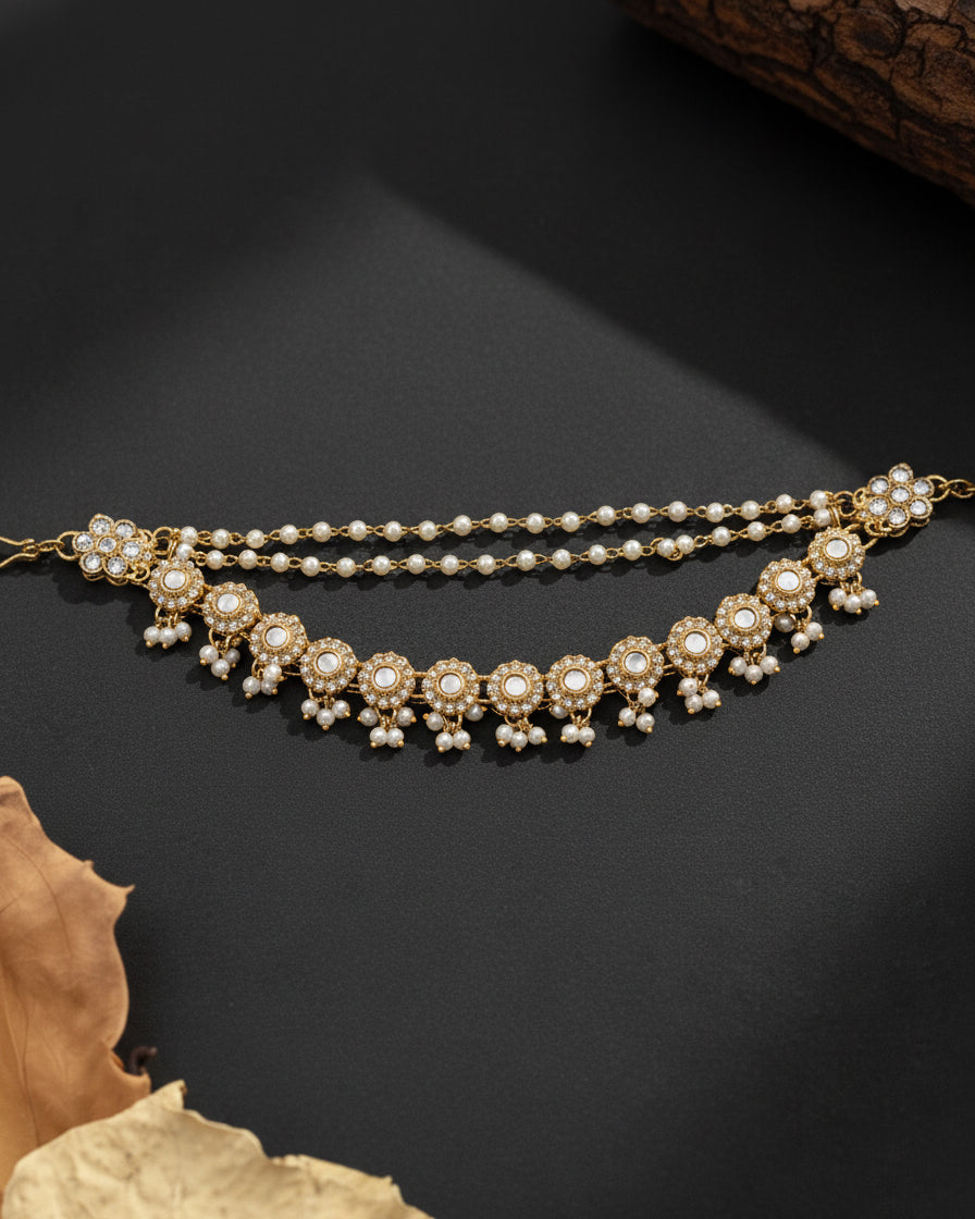 Aarna Mirror Kaan Chain Pair