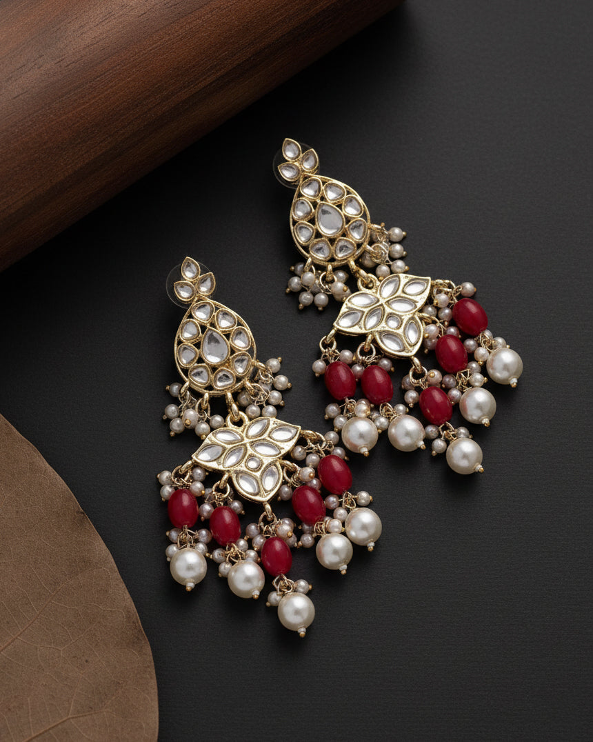 Pink Aarohi Chandbali