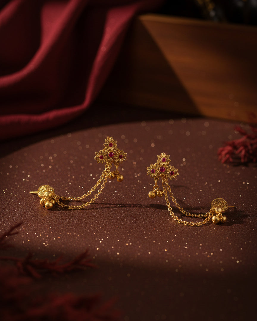 Shivika Designer Cuff Earring Brass Lookalike