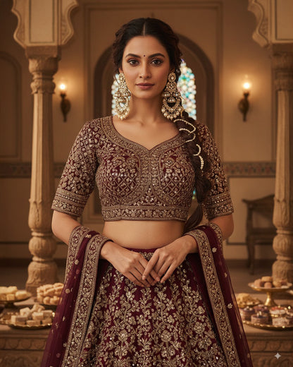 Pearl Taha Meenakari Zircon Jhumki Earring