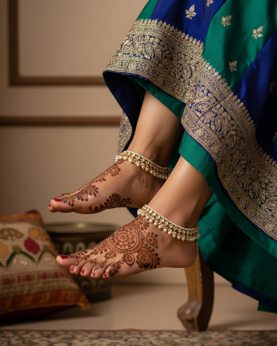 Parul Kundan Ethnic Payal Anklet