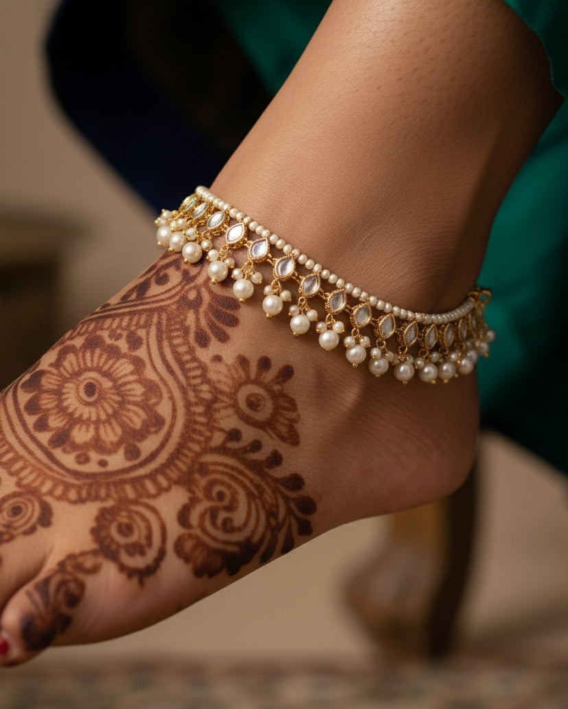 Parul Kundan Ethnic Payal Anklet