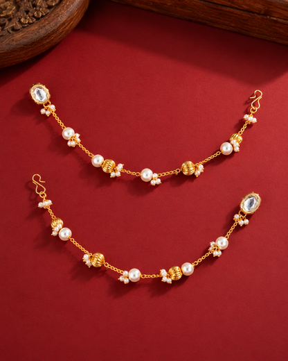 Sharvari Wagh Inspired Bollywood Kaan Chain Earring