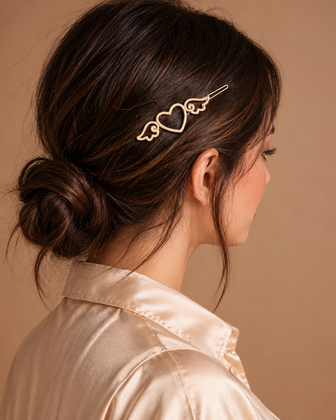 Quirky Hair Clip - Angel Heart