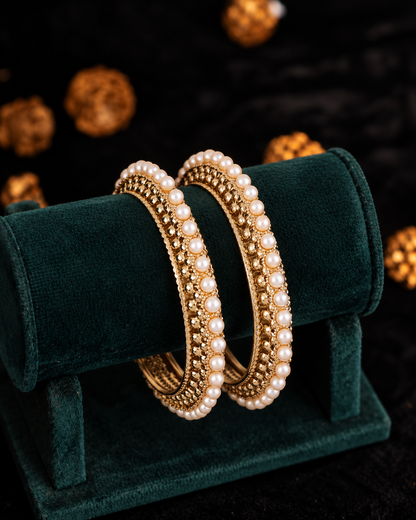 Arnika Pearl Bangle Set of 2