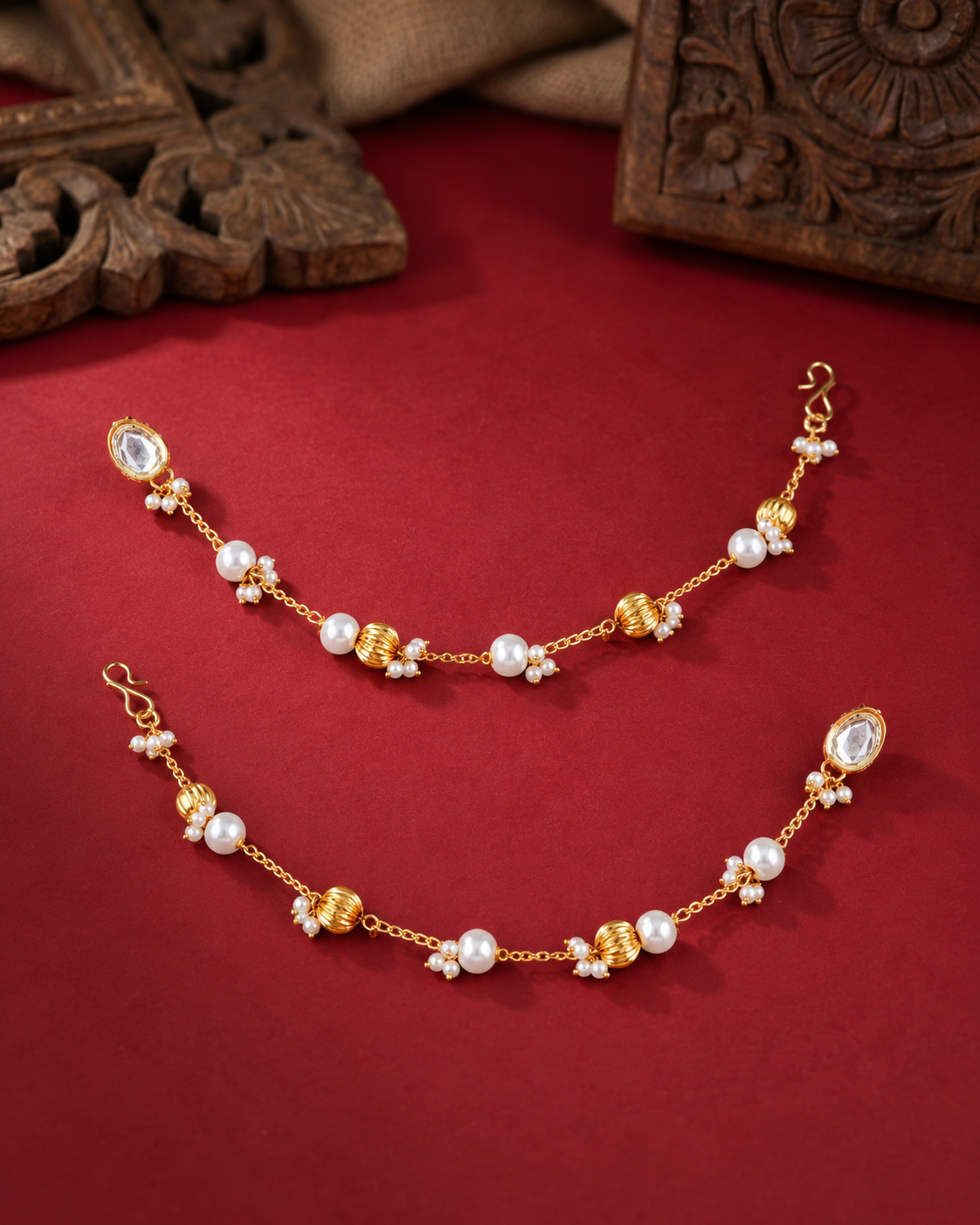 Sharvari Wagh Inspired Bollywood Kaan Chain Earring