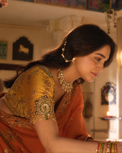 Sharvari Wagh Inspired Bollywood Kaan Chain Earring