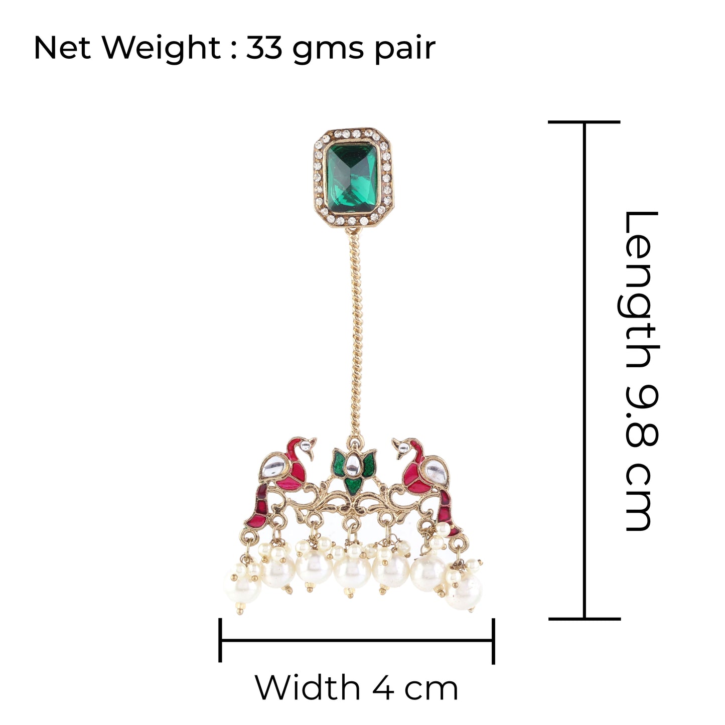 Green Rasleen Designer Earring