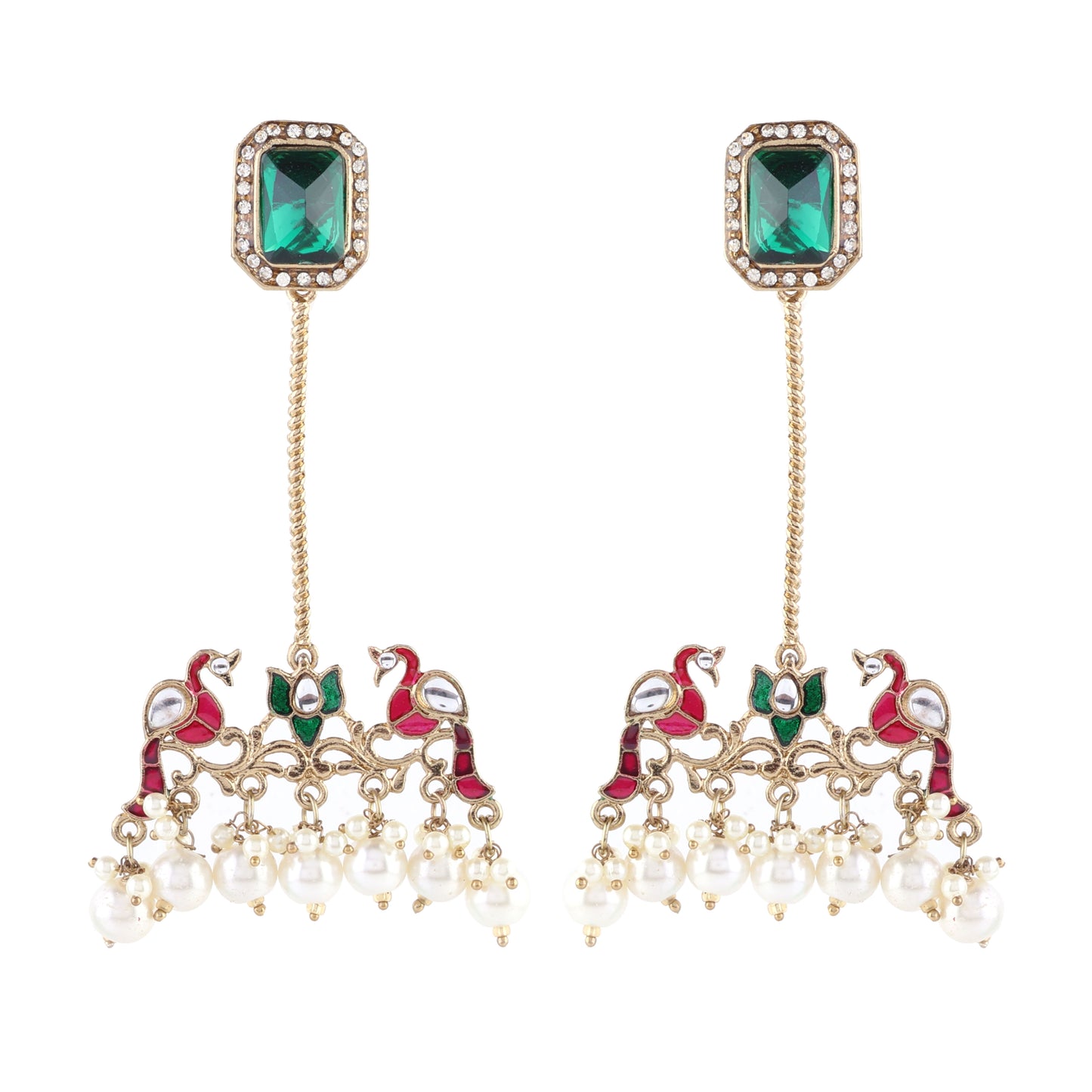 Green Rasleen Designer Earring