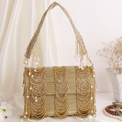Gold Natalia Premium Handbag