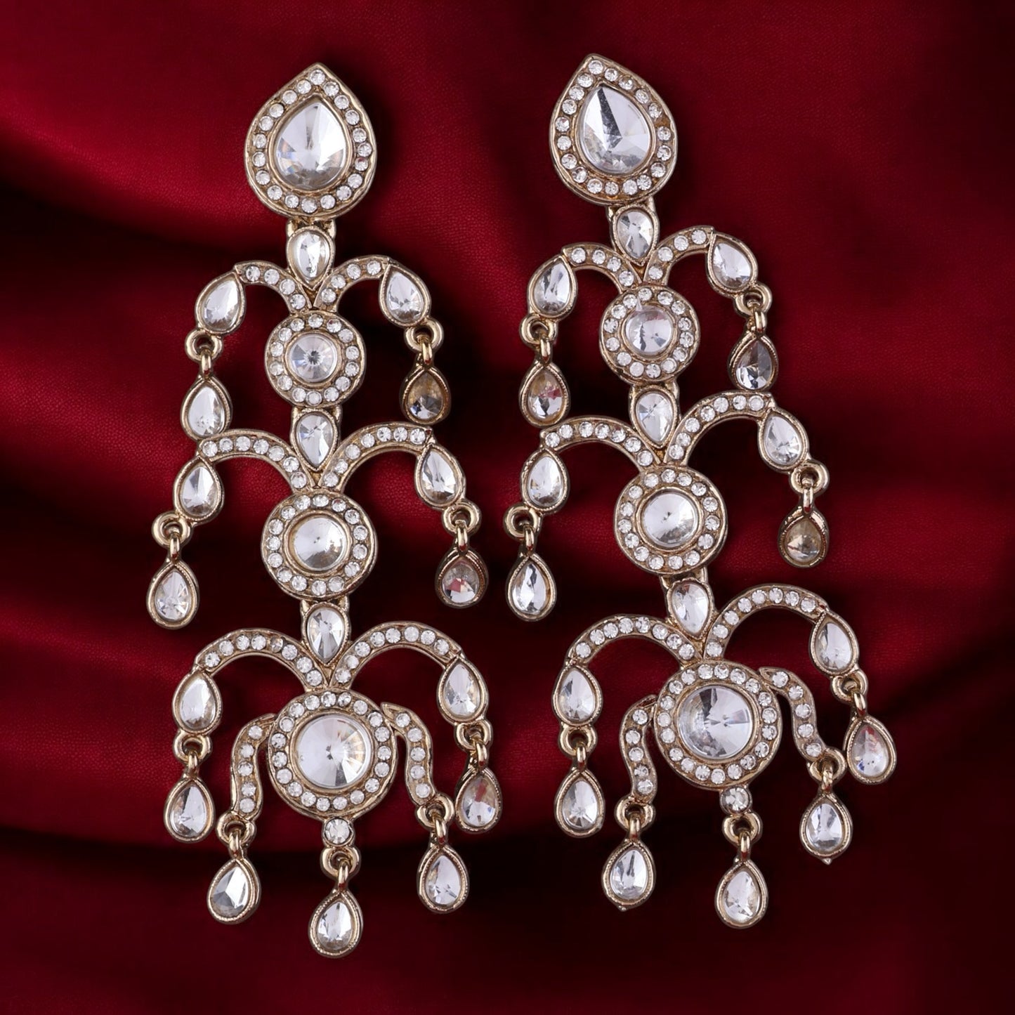 Janhavi Kapoor Inspired Chandbali Earrings