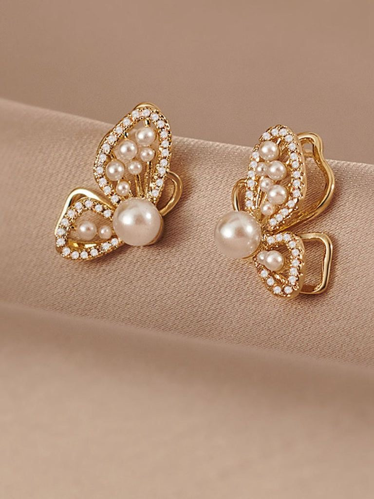 Butterfly Studded Korean Quirky Earring