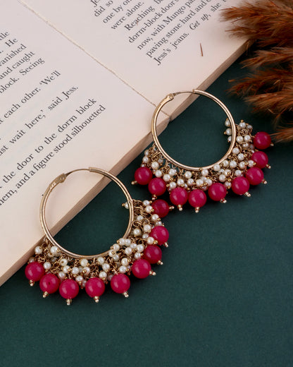 Dark Pink Aamna Bali